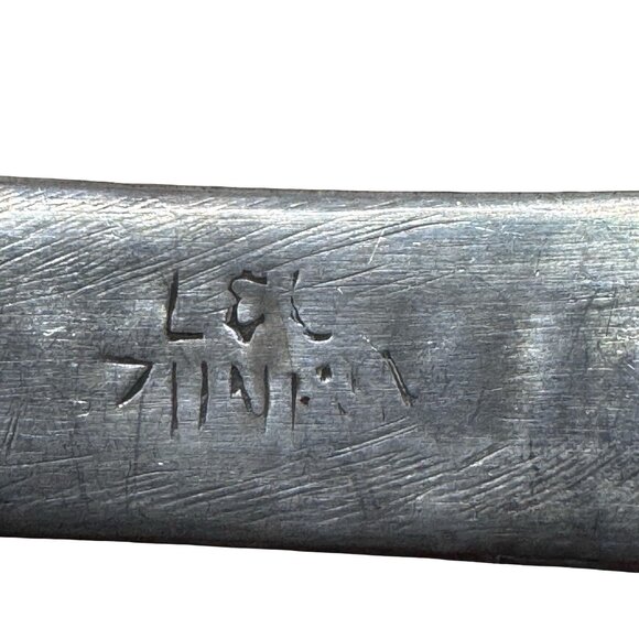 Signed Zuni Vintage Sterling Silver Needlepoint Turquoise Row Cuff Bracelet 925 - Picture 5 of 13